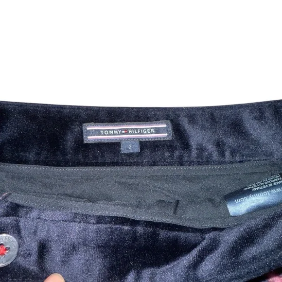 Deadstock Tommy Hilfiger Wool Skirt Plaid Red White Blue Pockets US2 UK4 Small - Picture 5 of 6